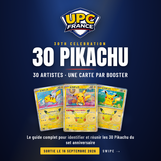 Les 30 Pikachu des 30 ans Pokémon : les 19 cartes révélées