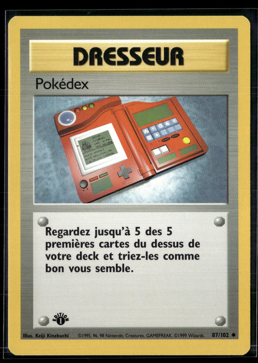 Pokédex Peu Commune Set de Base 87 EXC