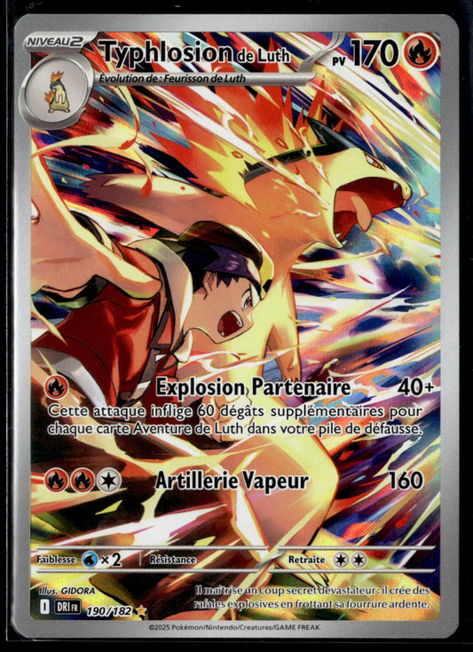 Typhlosion de Luth Illustration rare Rivalités Destinées 190 NM