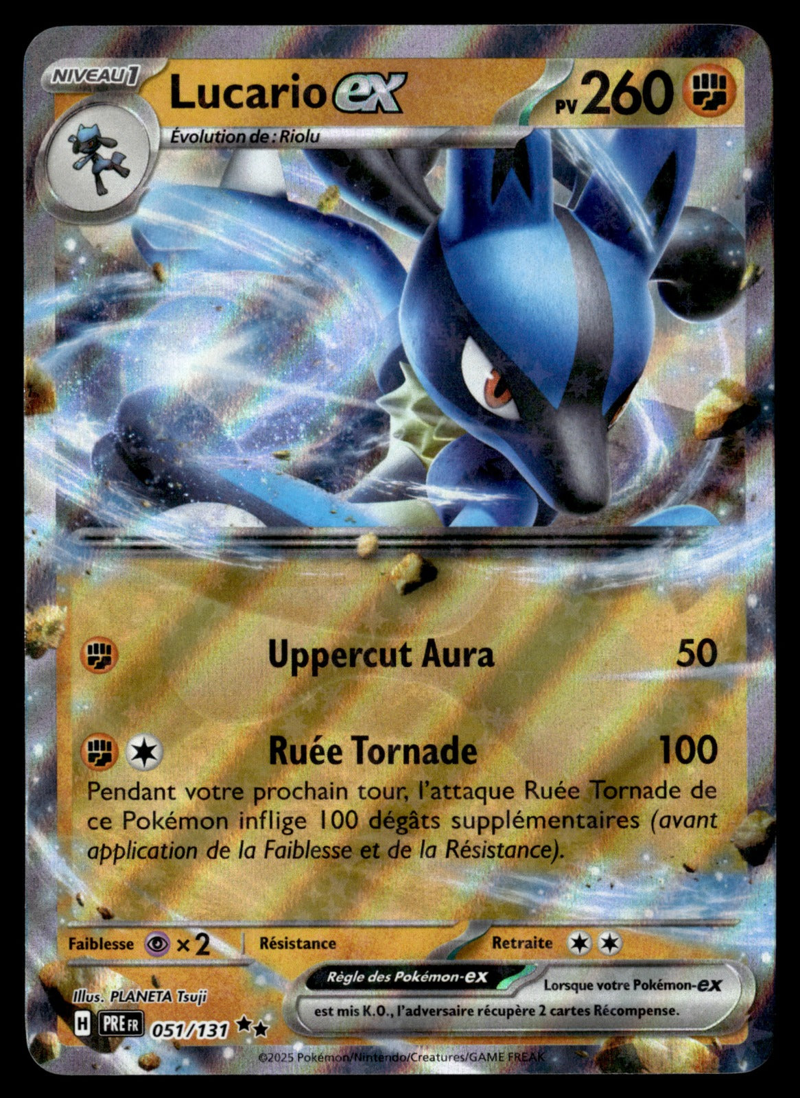 Lucario-ex  Évolutions Prismatiques 051 NM