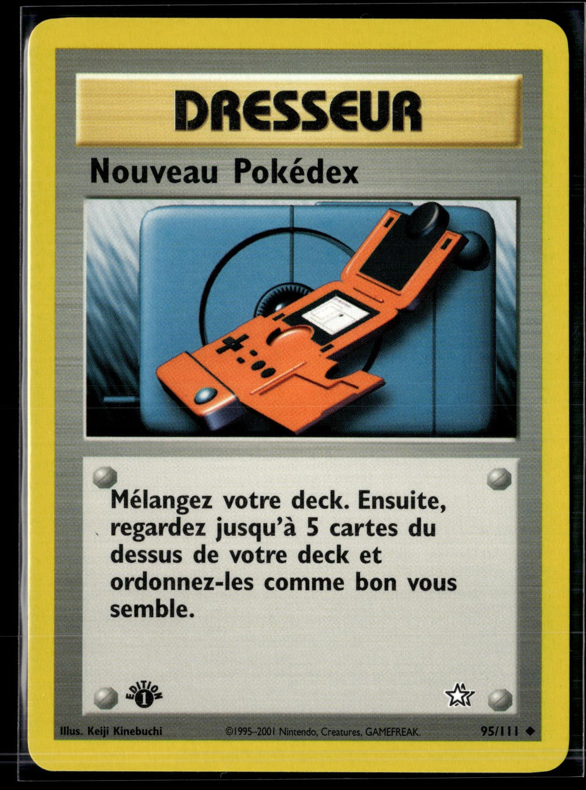Nouveau Pokédex Peu Commune Neo Genesis 95 EXC