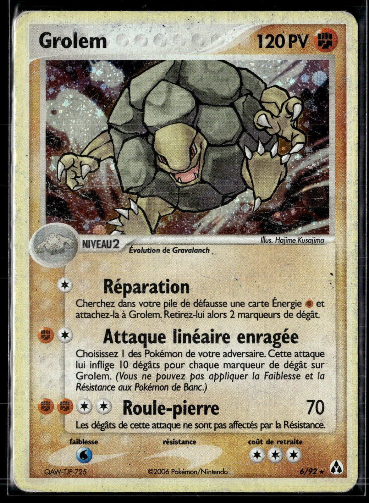 Grolem Rare EX Créateurs de légendes 6 