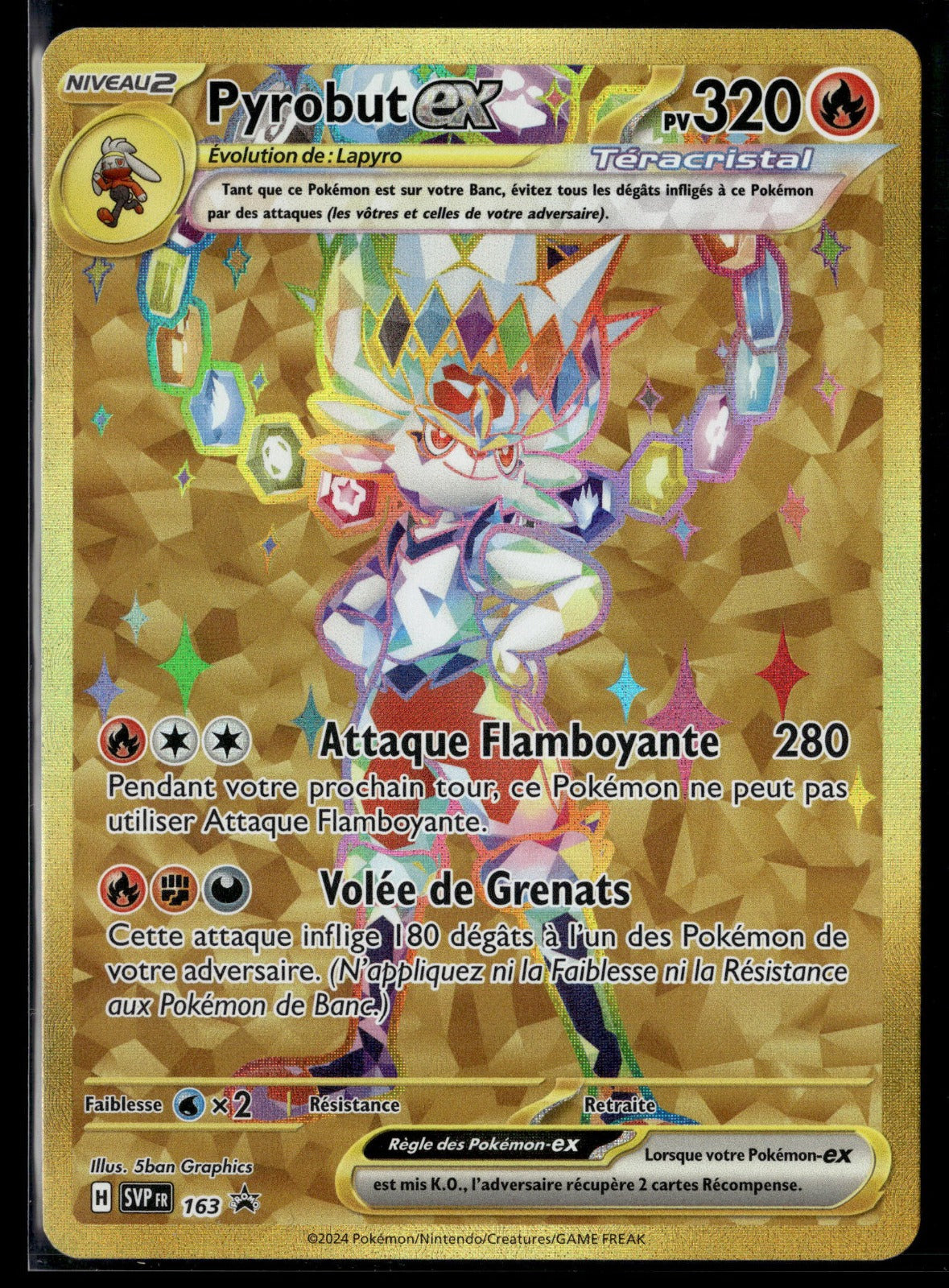 Pyrobut-ex Sans Rareté SVP Black Star Promos 163 NM