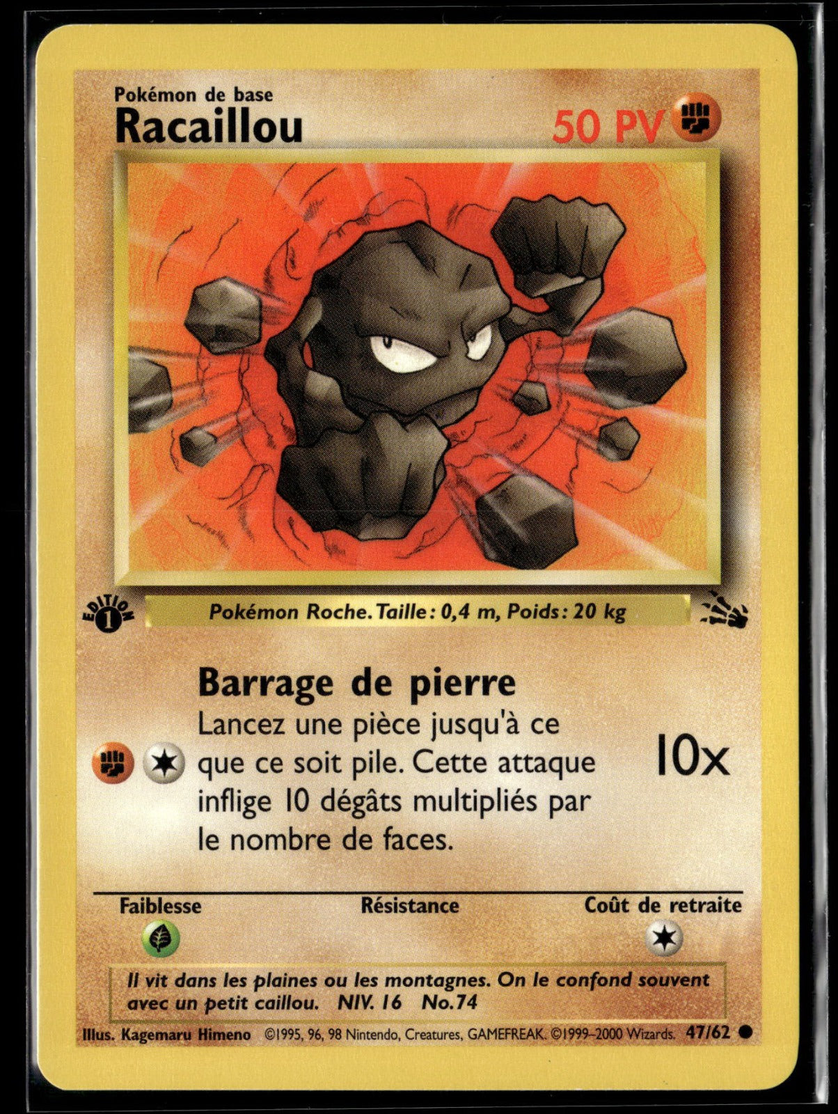 Racaillou Commune Fossile 47 NM