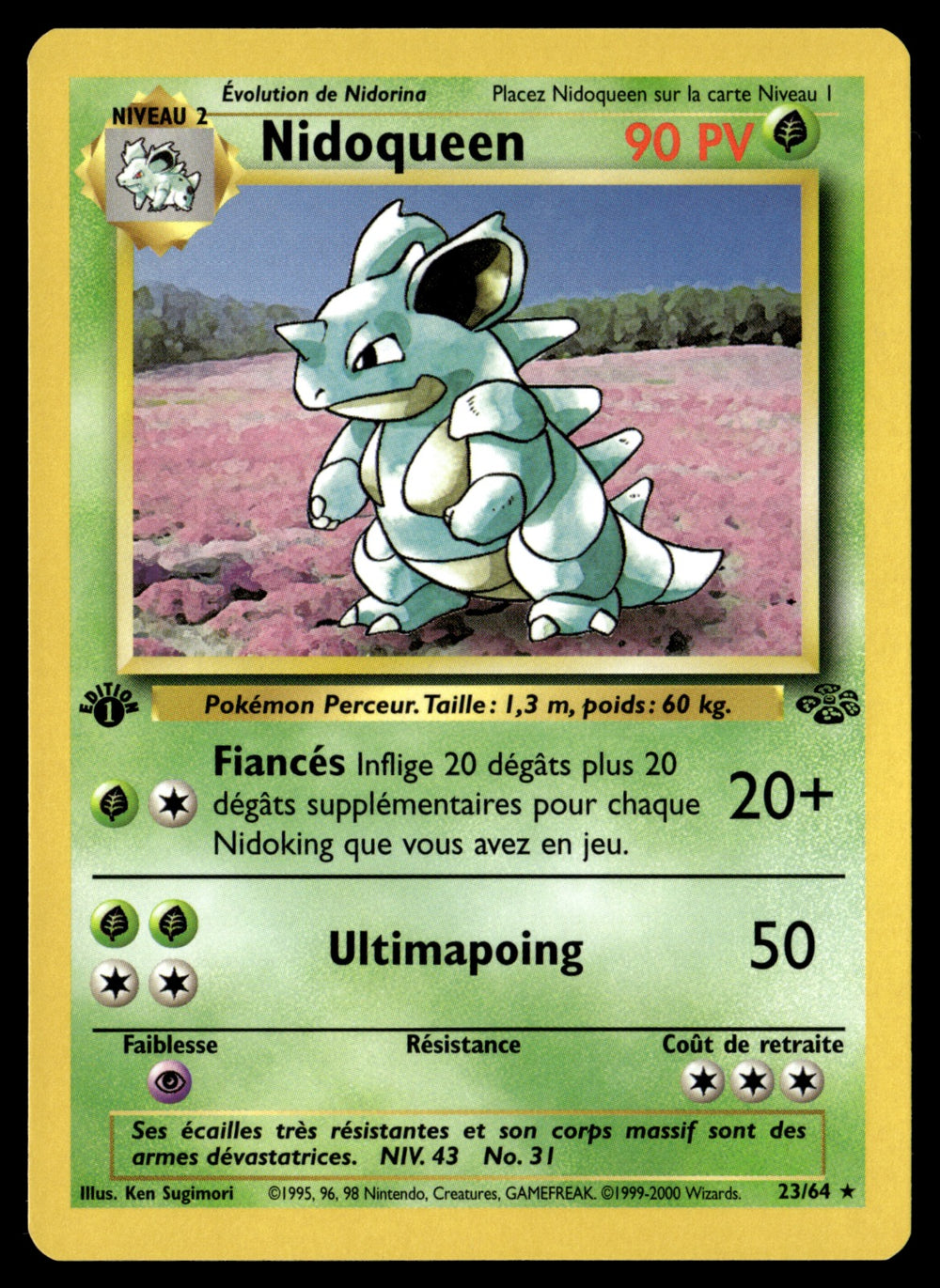 Nidoqueen 23/64 ed1 - NM