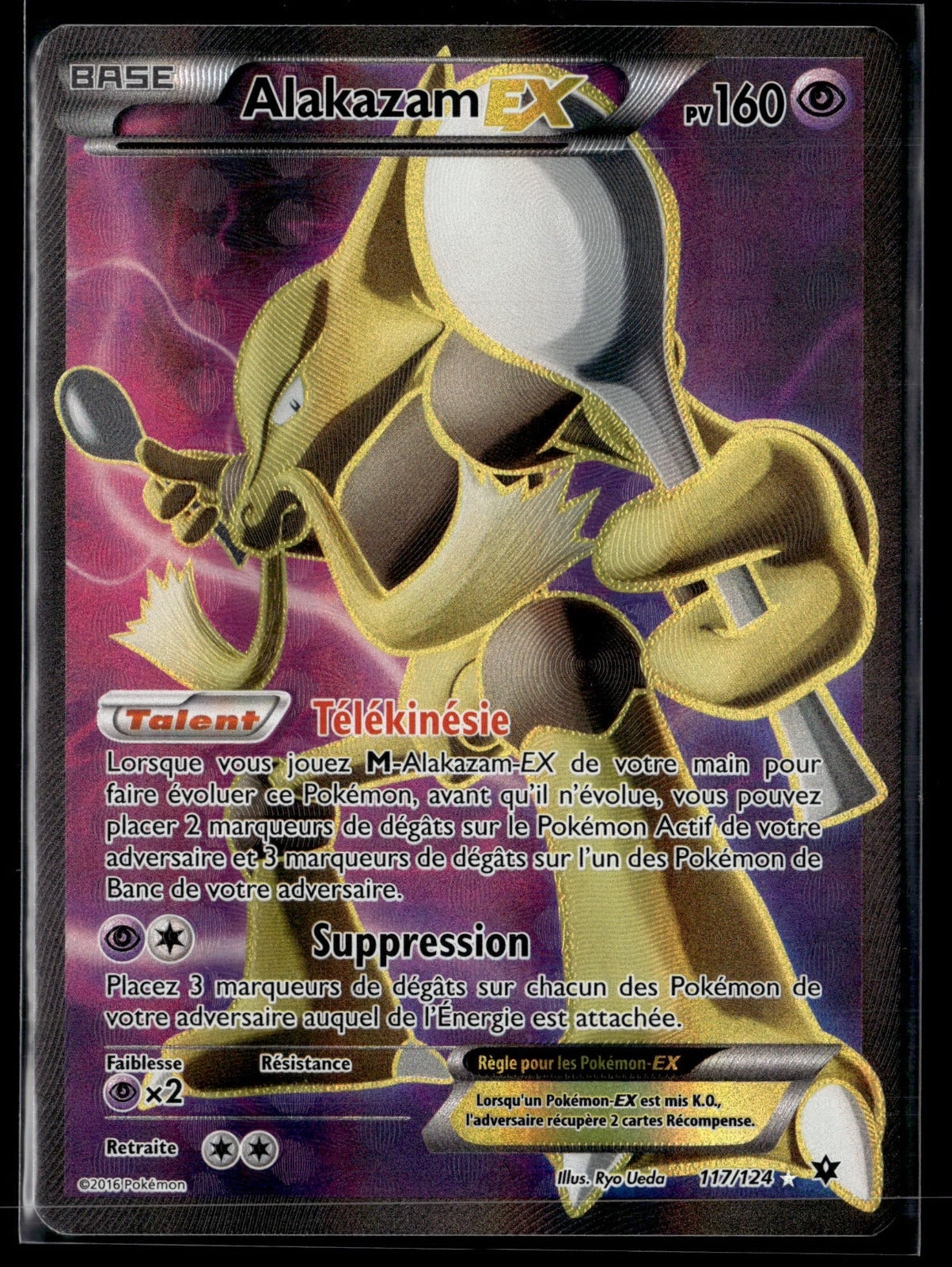 Alakazam EX  Impact des Destins 117 EXC