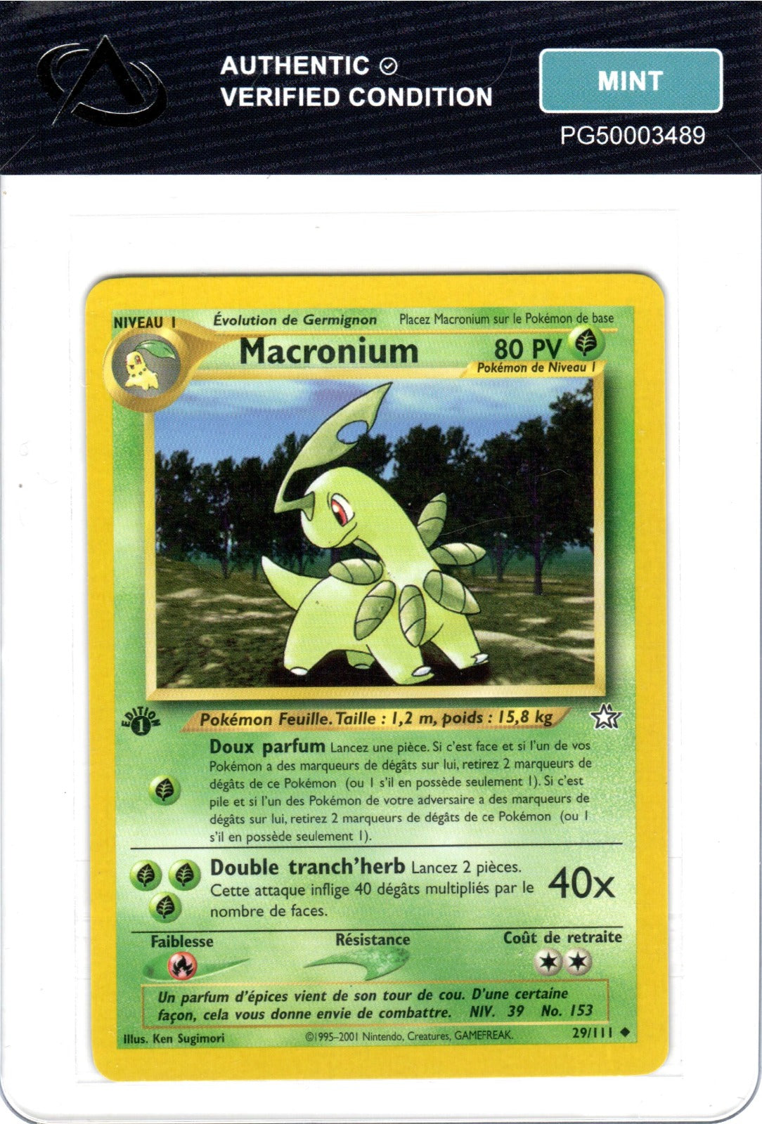 Macronium Peu Commune Neo Genesis 29 Mint
