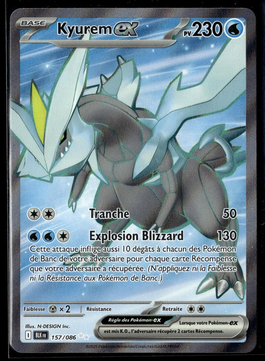 Kyurem-ex Ultra Rare Foudre Noire 157 NM