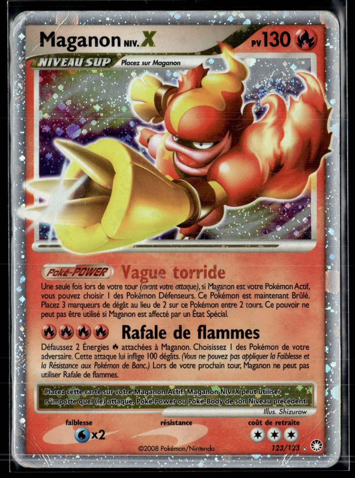 Maganon Rare Holo LV.X Trésors Mystérieux 123 