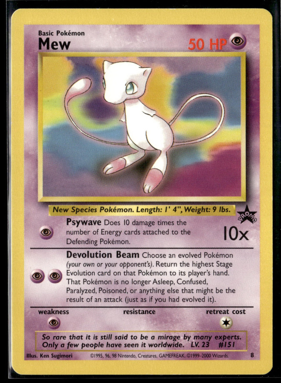 Mew - Promo WoTC Promo 8 EXC