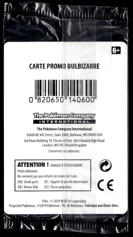 Bulbasaur Promo (US/FR) (Back)