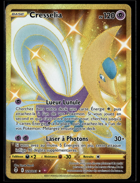 Cresselia Magnifique rare Évolution Céleste 228 NM