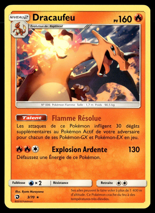 Dracaufeu Rare Frontières Franchies 20 NM