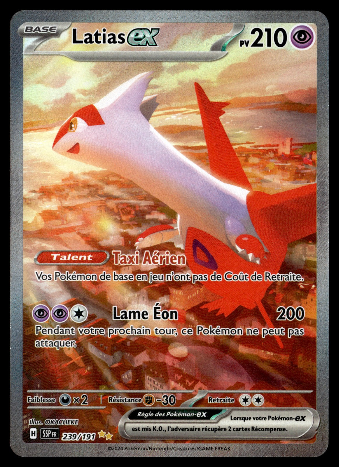 Latias-ex ALT Étincelles Déferlantes 239 NM