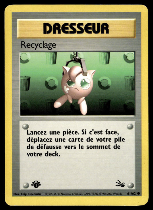 Recyclage Commune Fossile 61 EXC