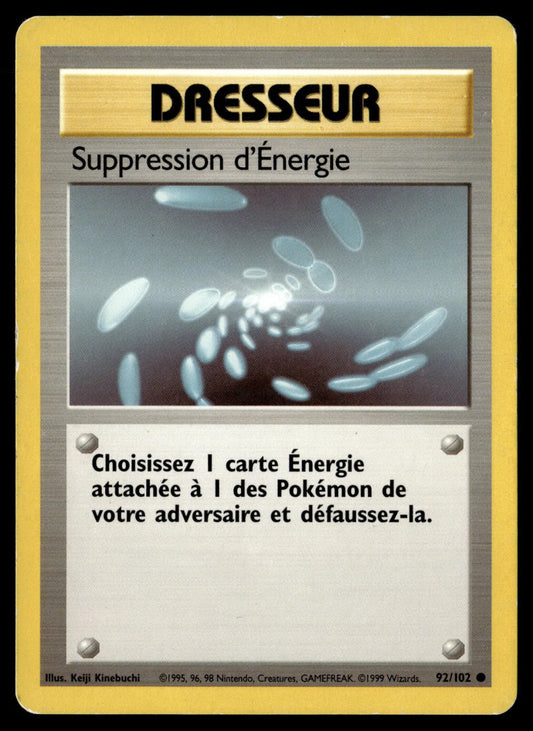 Suppression d'Énergie Commune Set de Base 92 HP