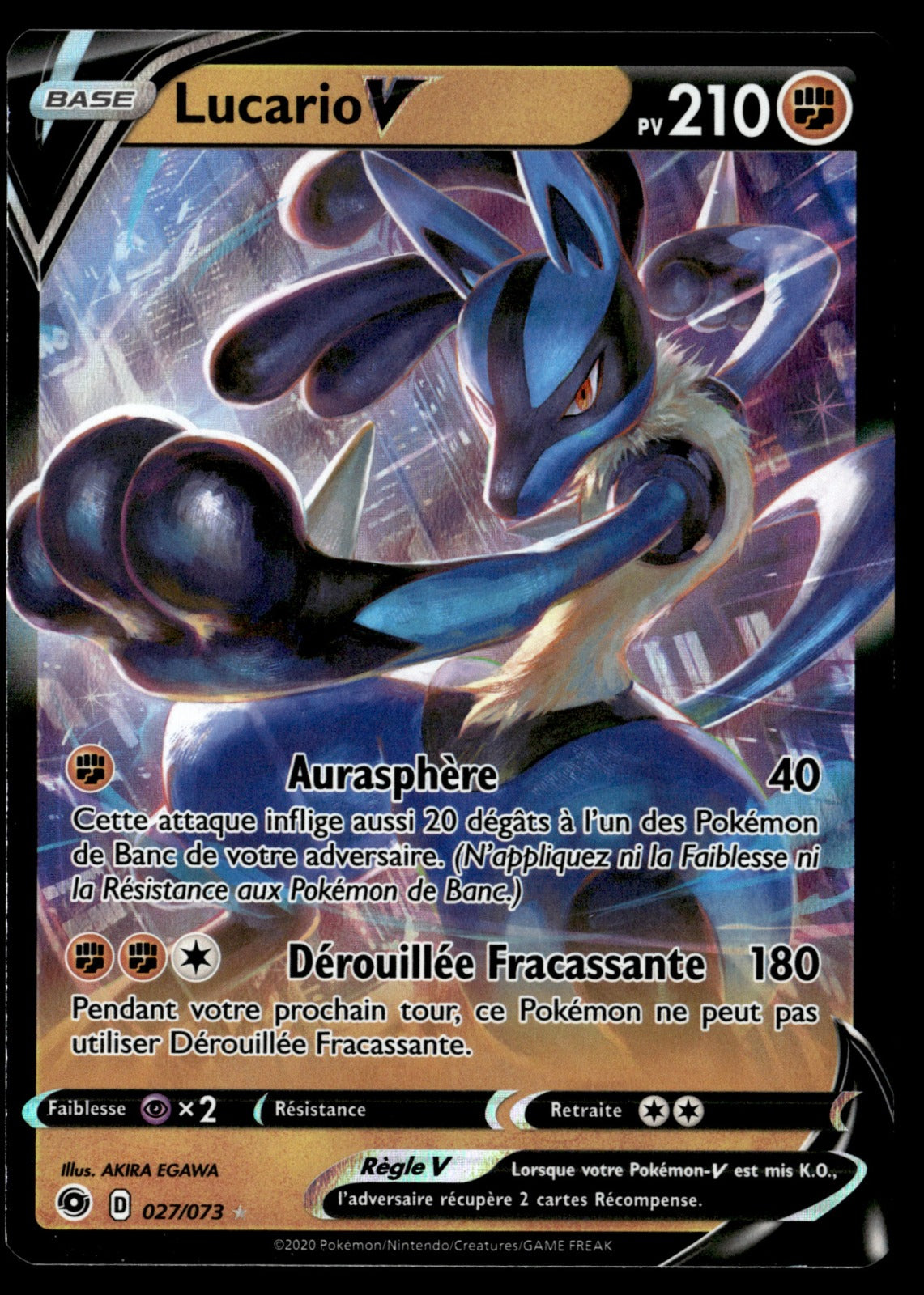 Lucario V  V La Voie du Maître 27 NM