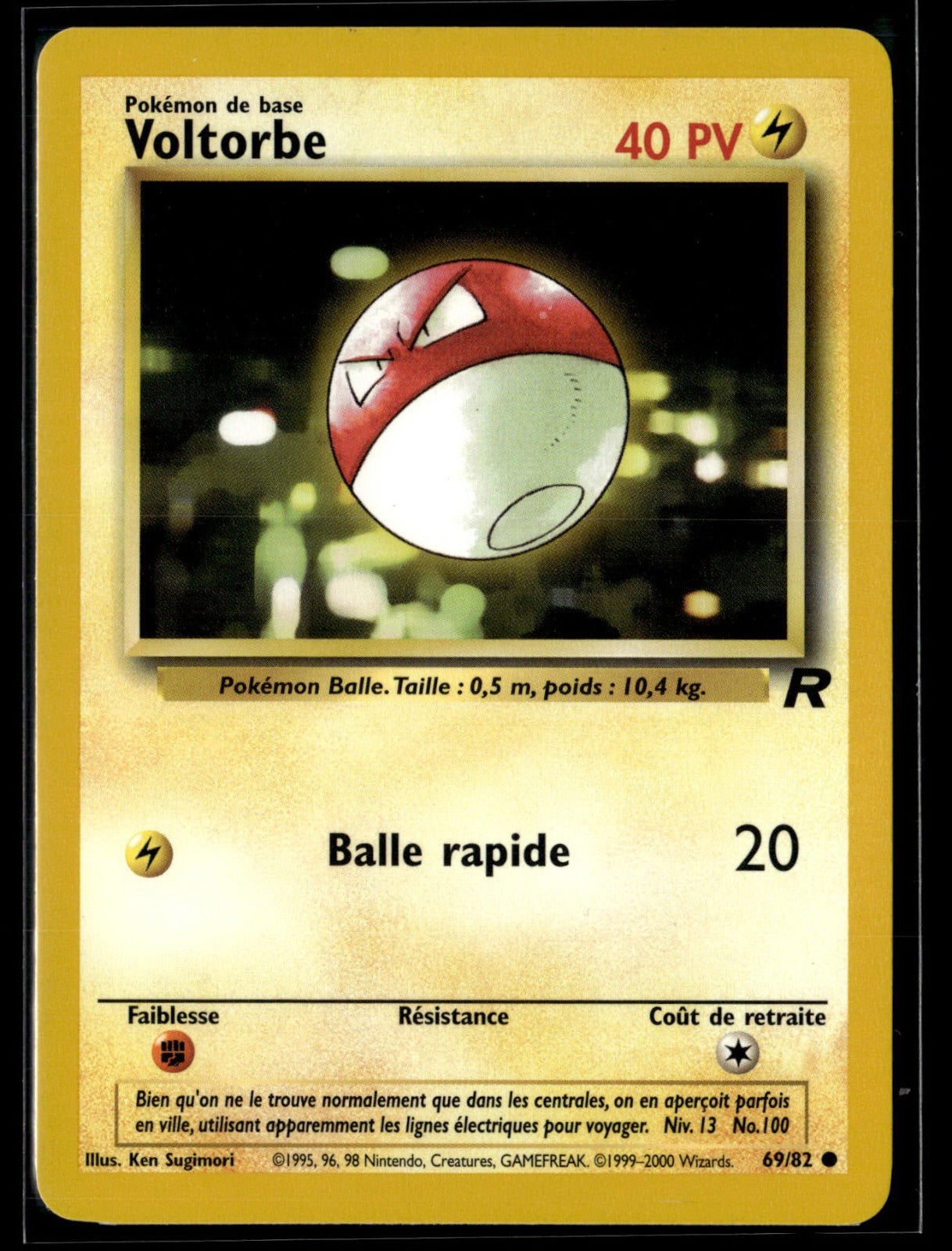 Voltorbe Commune Team Rocket 69 NM