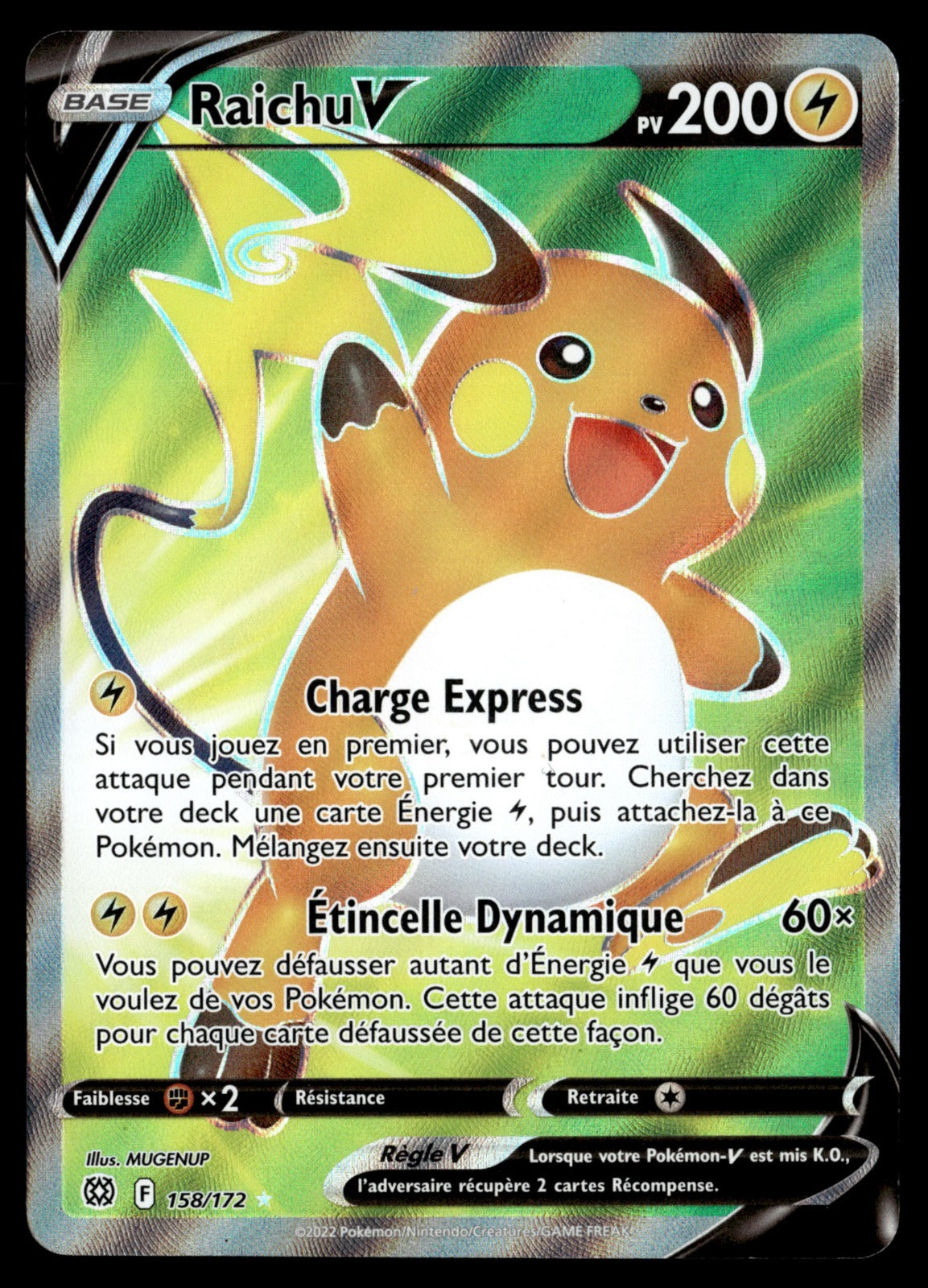 Raichu V 158/236 - NM