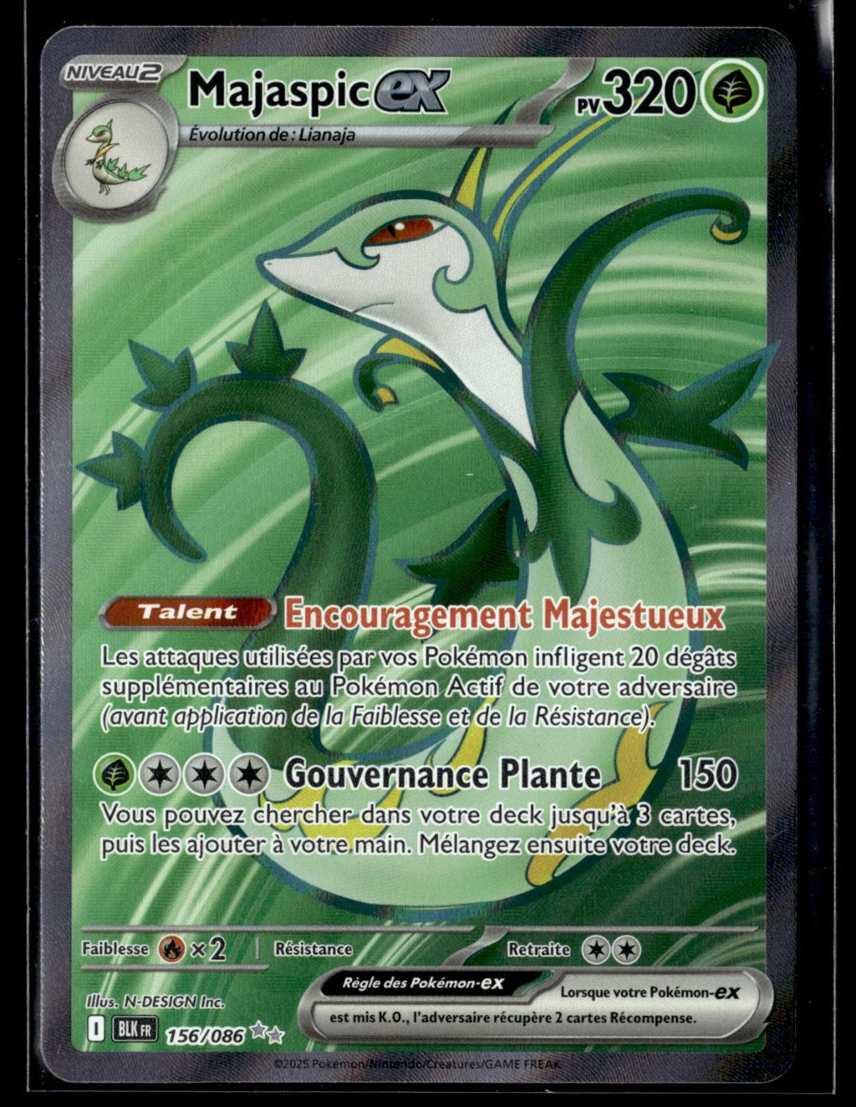 Majaspic-ex Ultra Rare Foudre Noire 156 NM
