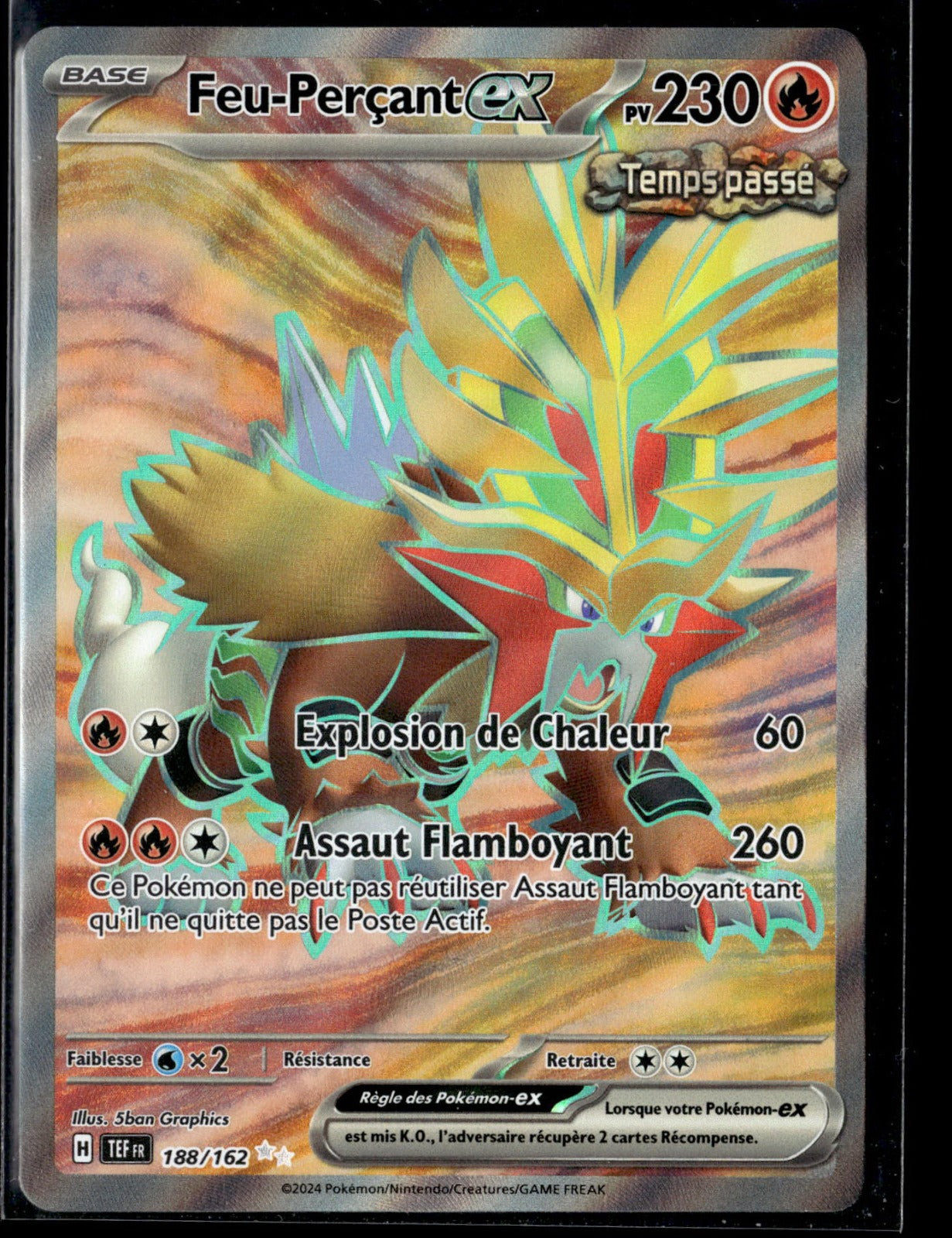 Feu-Perçant-ex Ultra Rare Forces Temporelles 188 NM