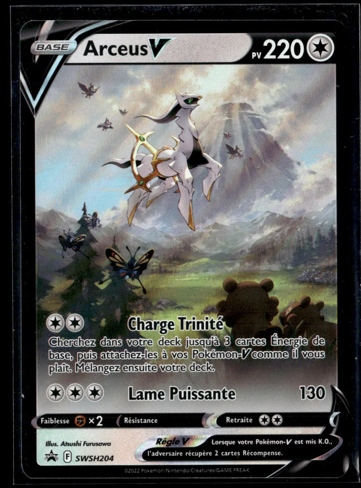 Arceus V Sans Rareté Promo SWSH SWSH204 NM