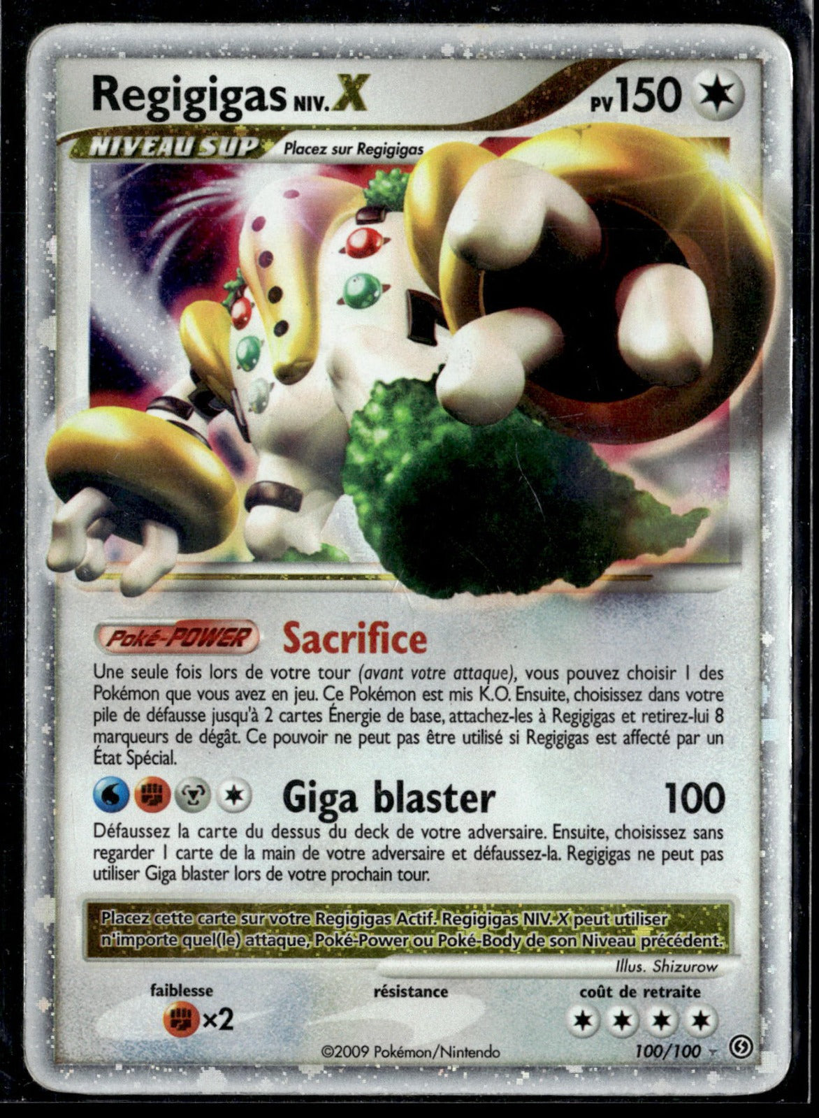Regigigas  Holo LV.X Tempête 100 