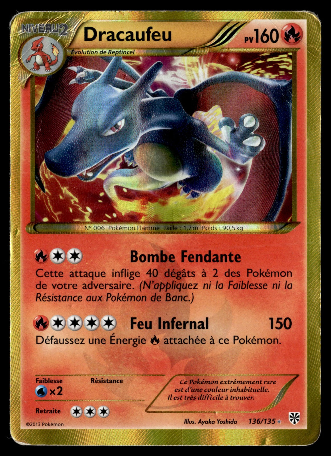 Dracaufeu 136/138 - Played