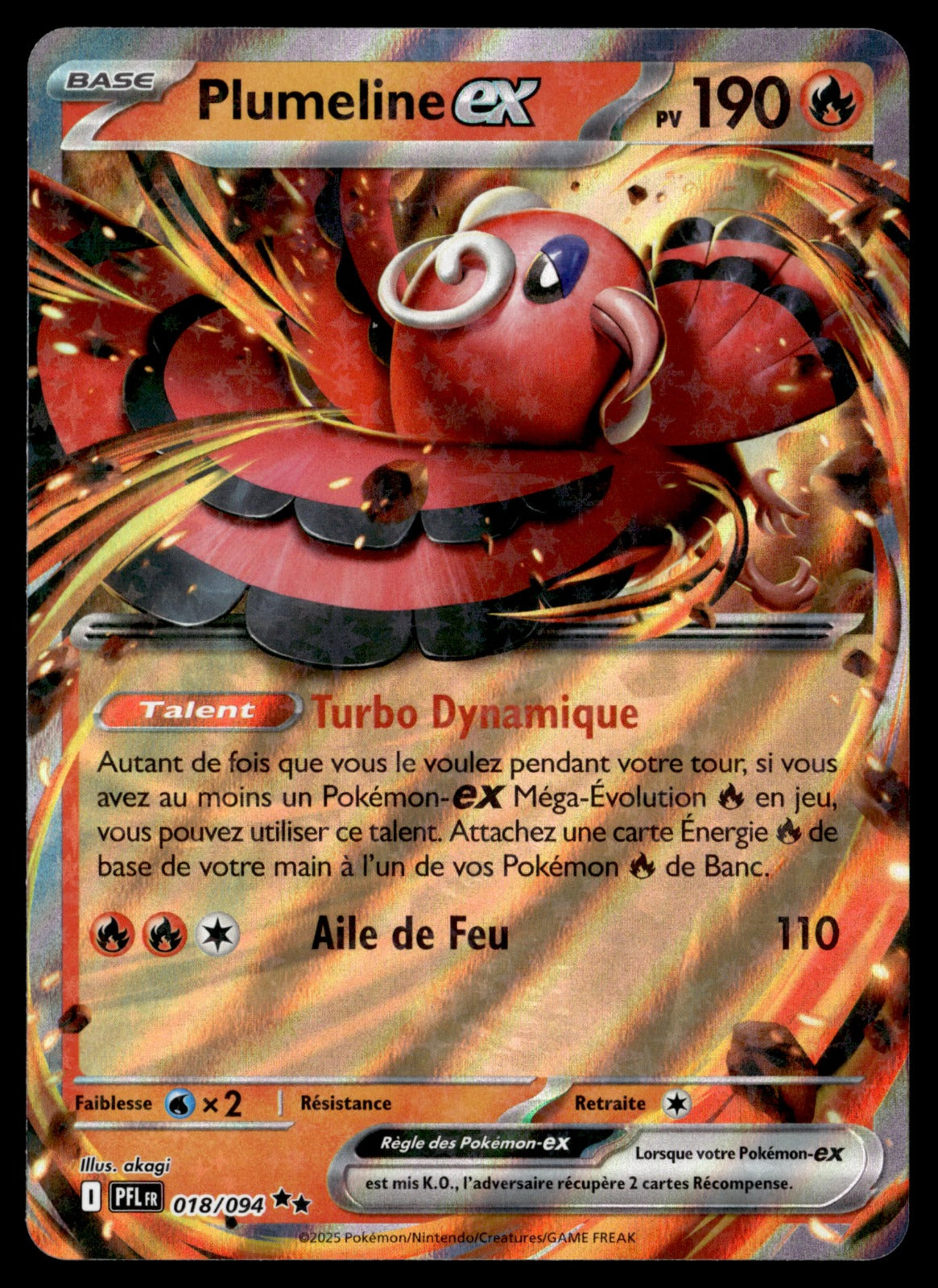 Plumeline-ex  Flammes Fantasmagoriques 018 NM