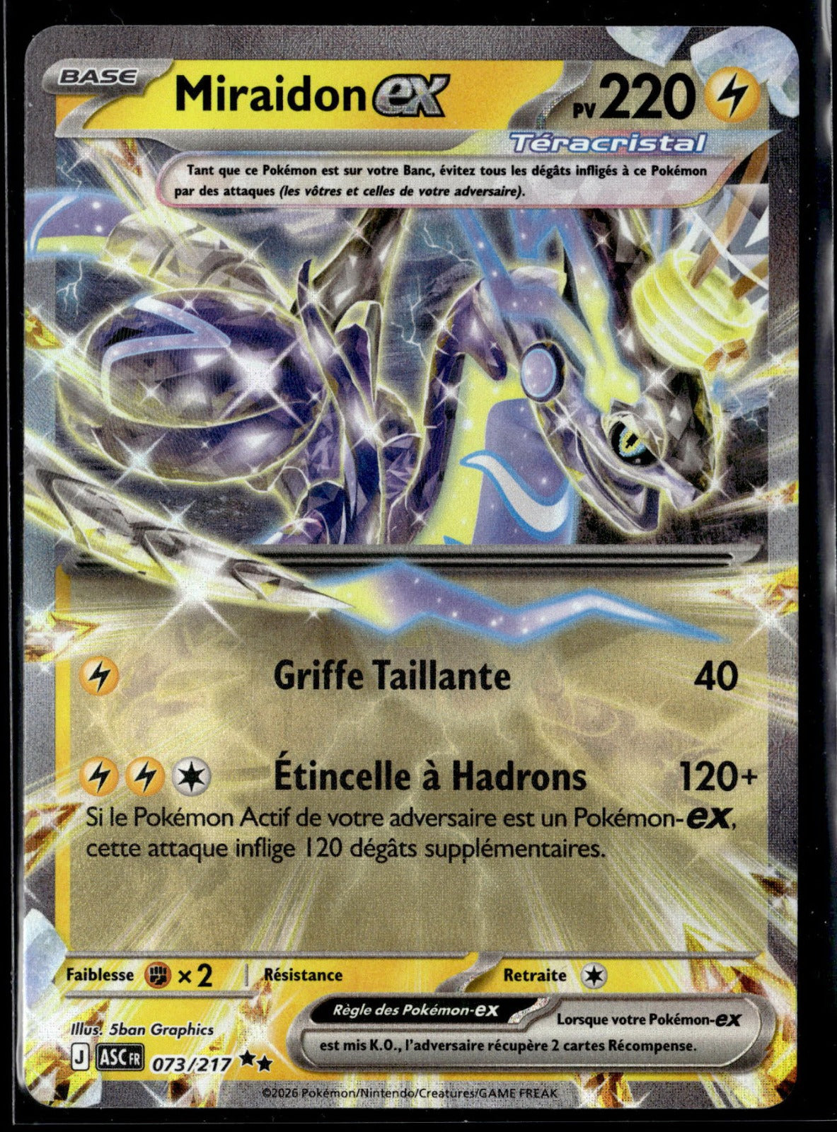 Miraidon ex (ASC 073)  - Héros Transcendants