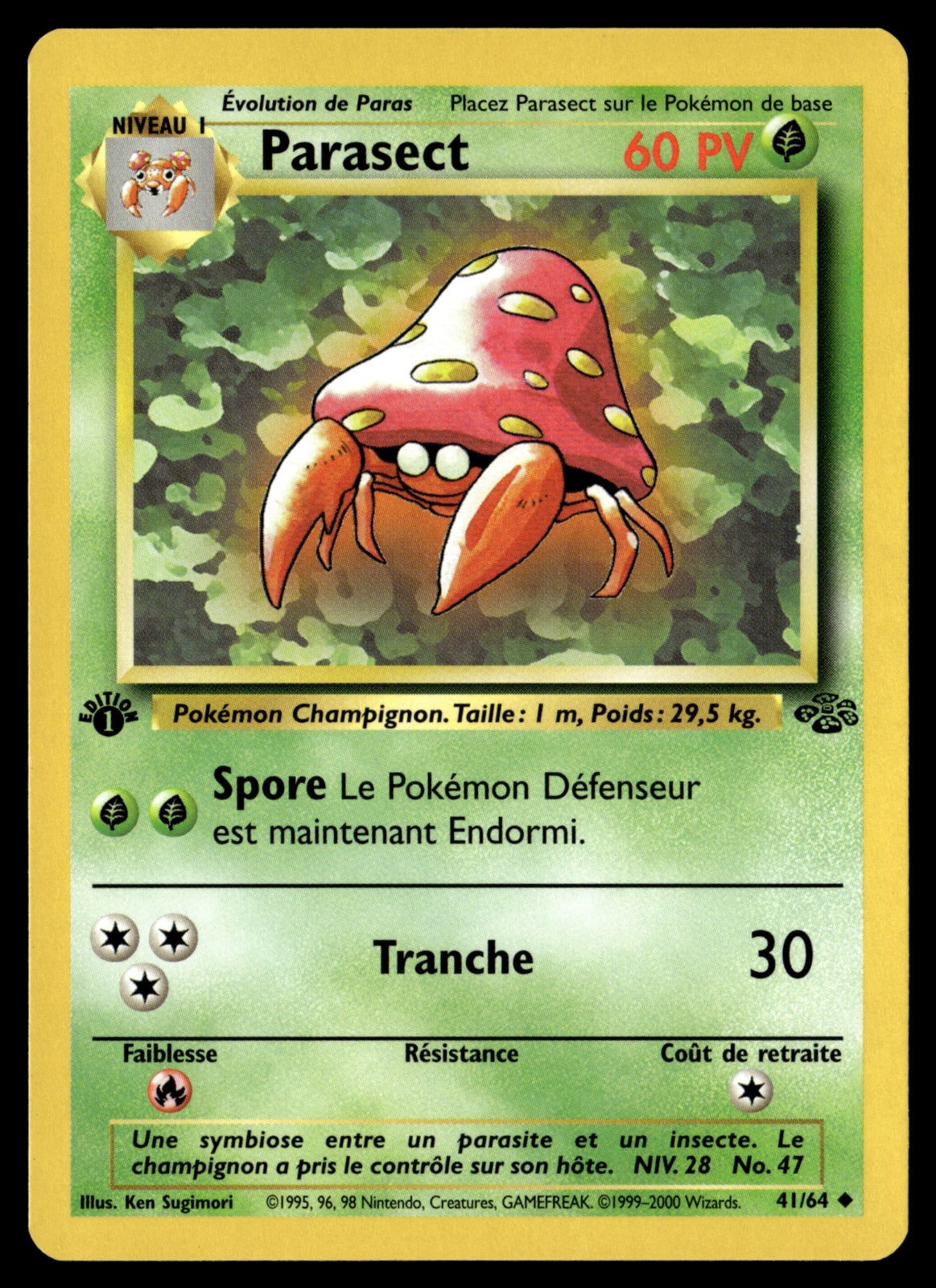 Parasect 41/64 ed1 - NM