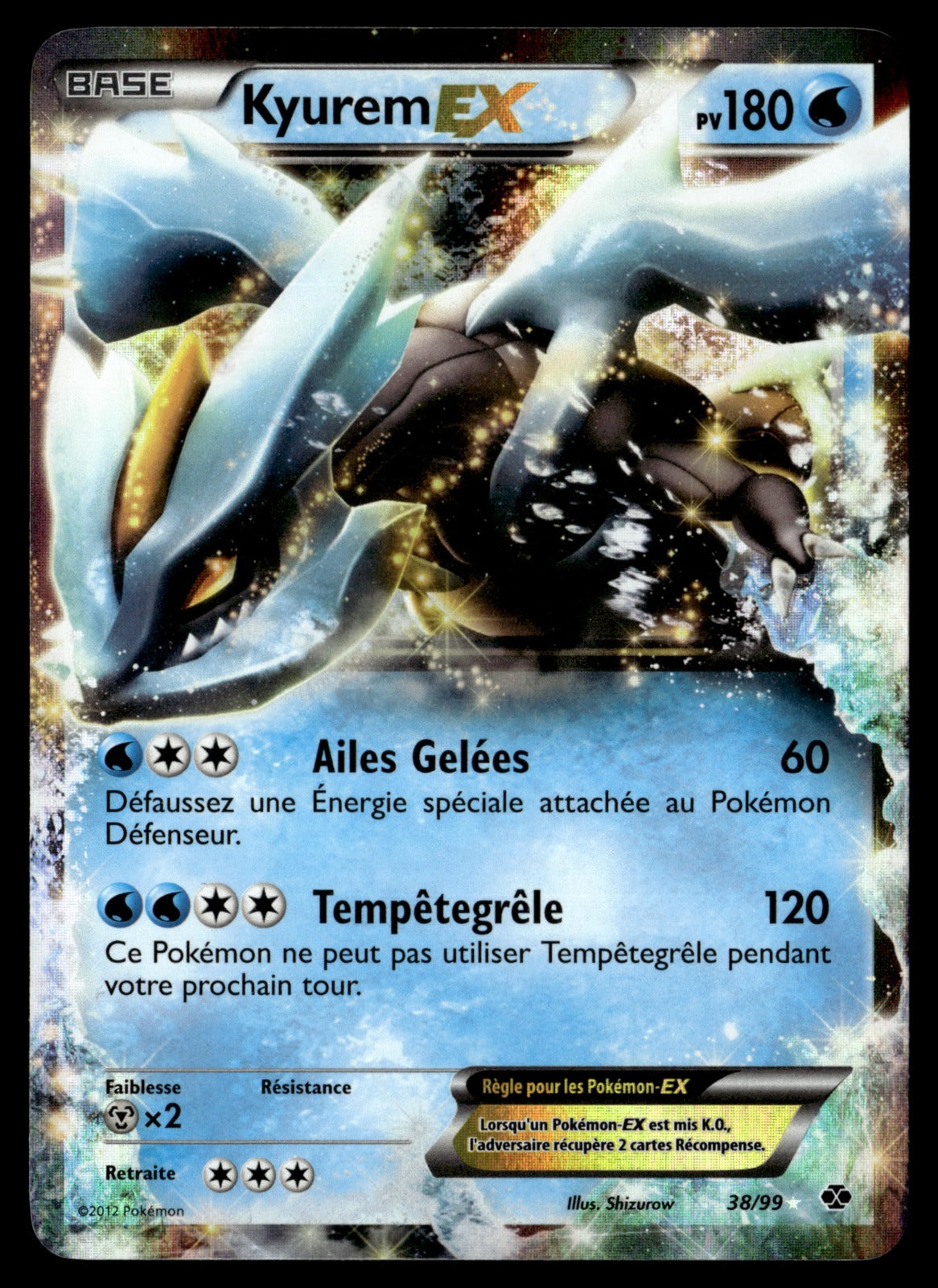 Kyurem ex Rare Promo BW BW37 EXC 