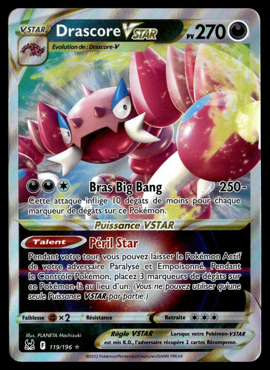 Drascore VSTAR Holo Rare VSTAR Origine Perdue 119 NM