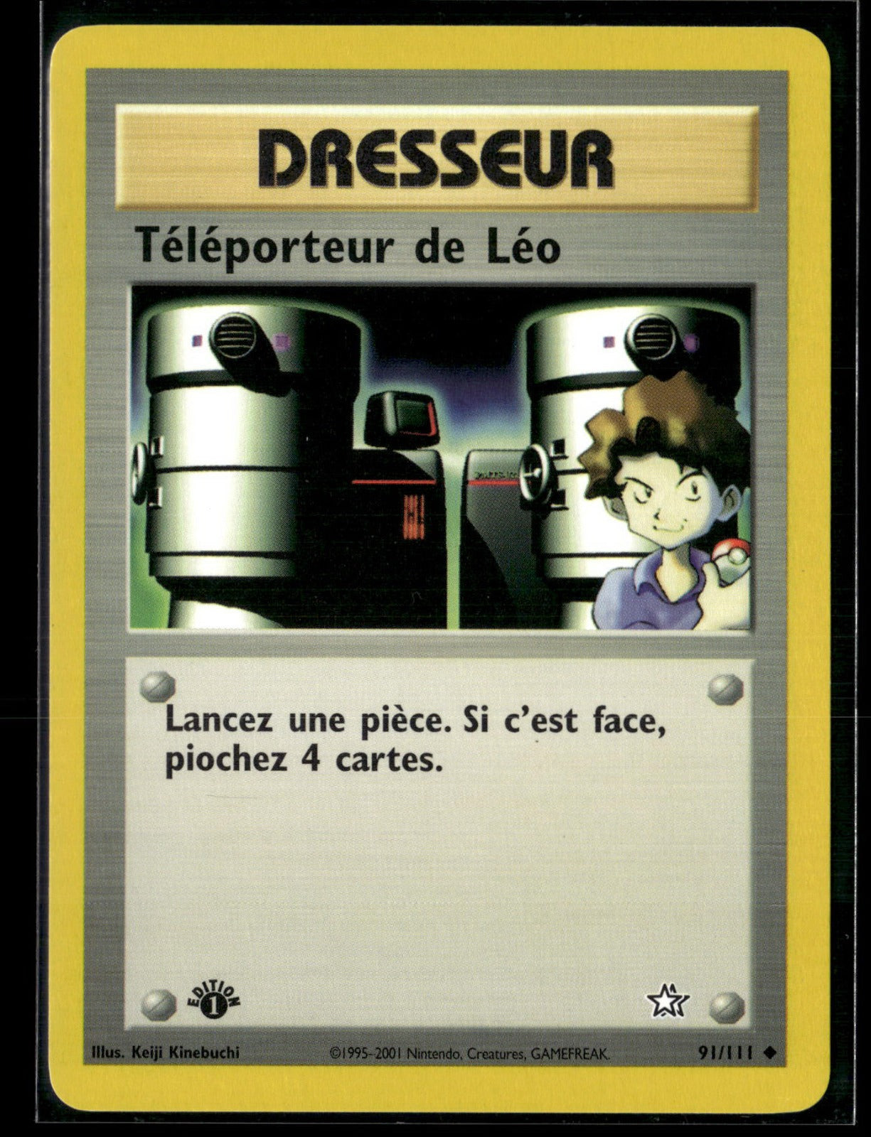 Téléporteur de Léo Peu Commune Neo Genesis 91 NM