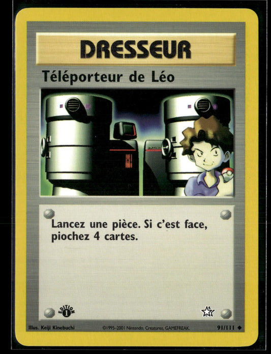 Téléporteur de Léo Peu Commune Neo Genesis 91 NM