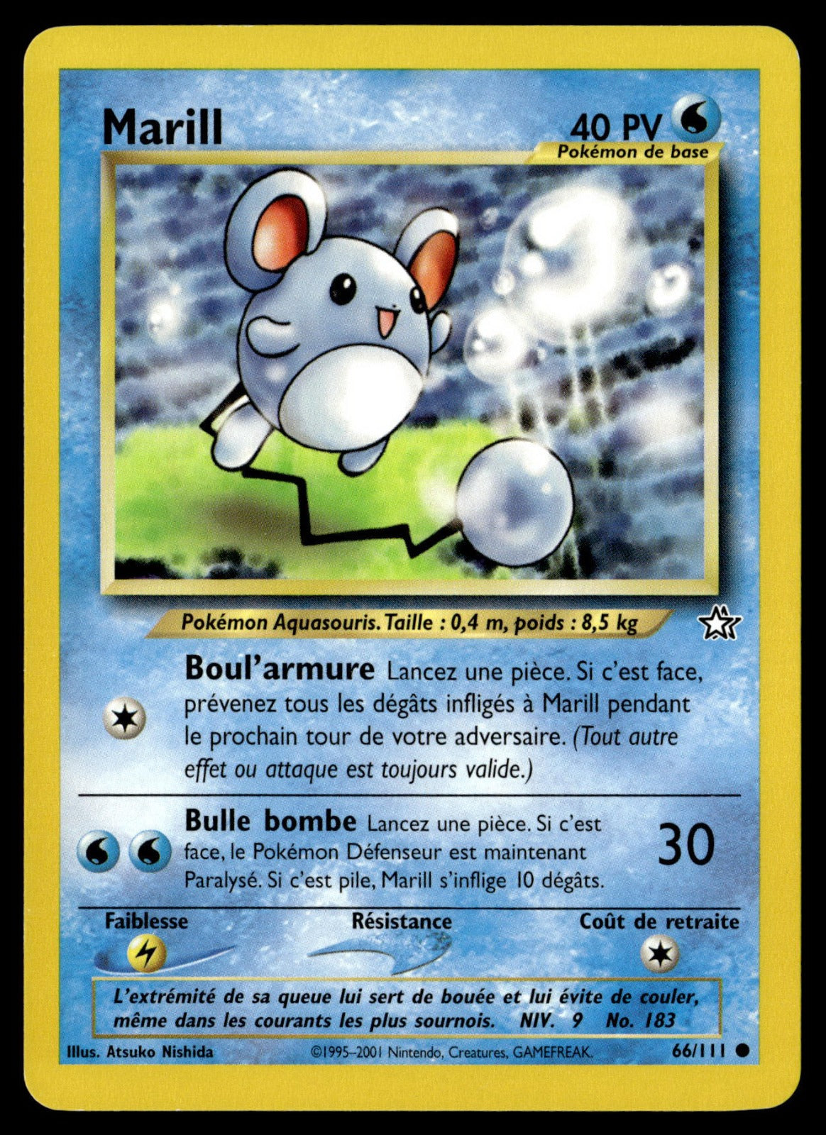 Marill Commune Neo Genesis 66 GOOD