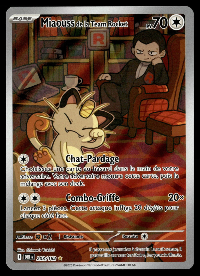 Miaouss de la Team Rocket 203/207 - NM