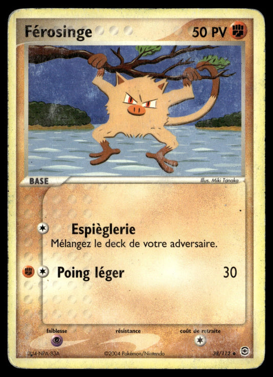 Férosinge Peu Commune EX Rouge Feu & Vert Feuille 38 HP