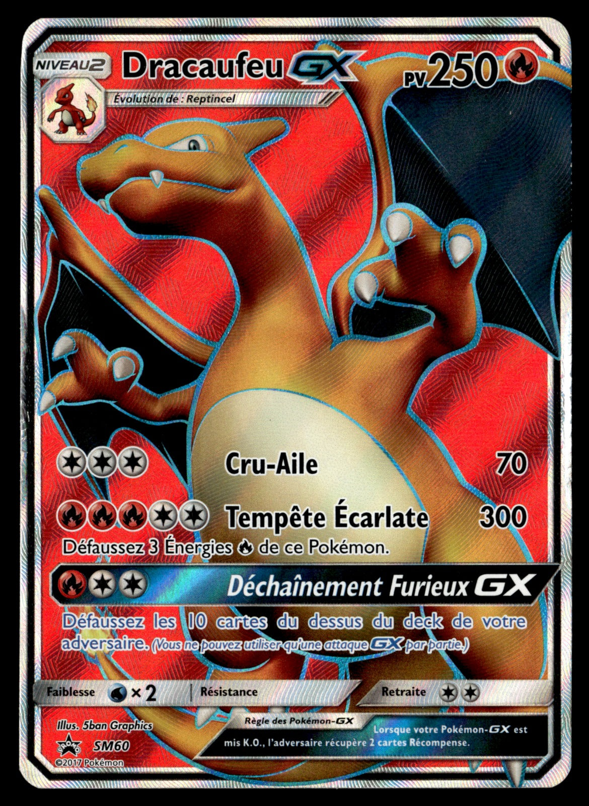 Dracaufeu GX Promo SM60 - Poor
