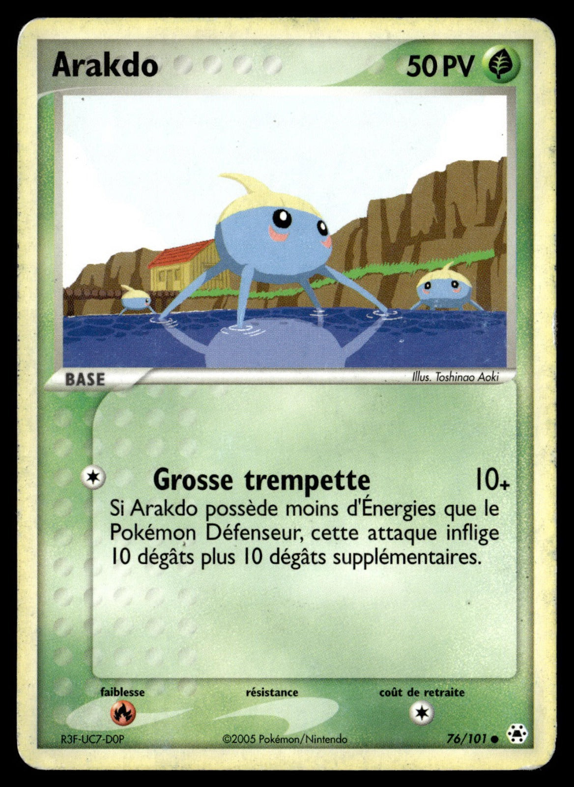 Arakdo Commune EX Légendes Oubliées 76 HP