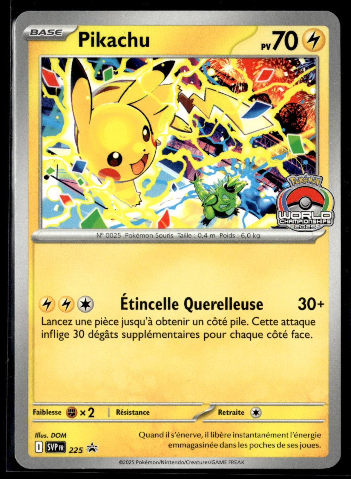 Pikachu Promo SVP 225 - World 2025