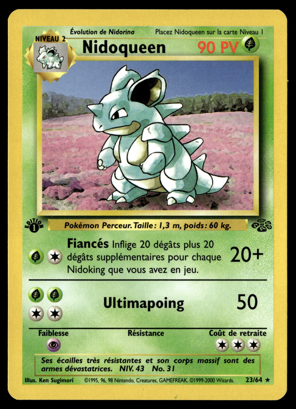 Nidoqueen 23/64 ed1 - NM
