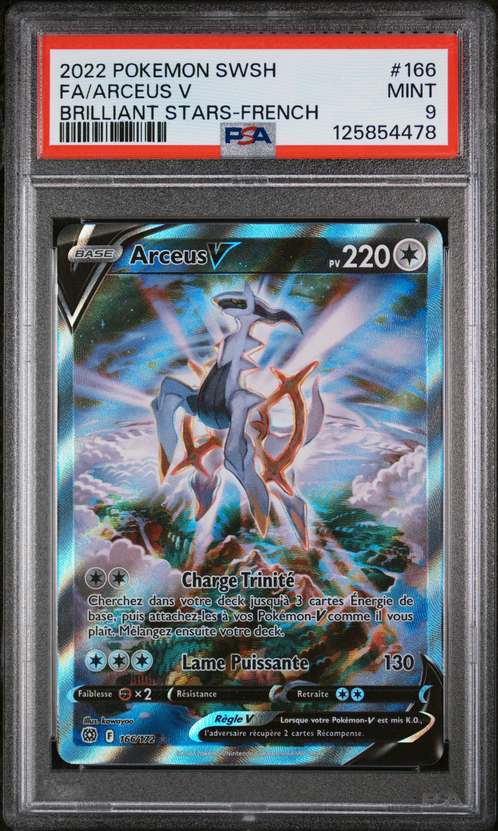Arceus V 166/172 - PSA 9