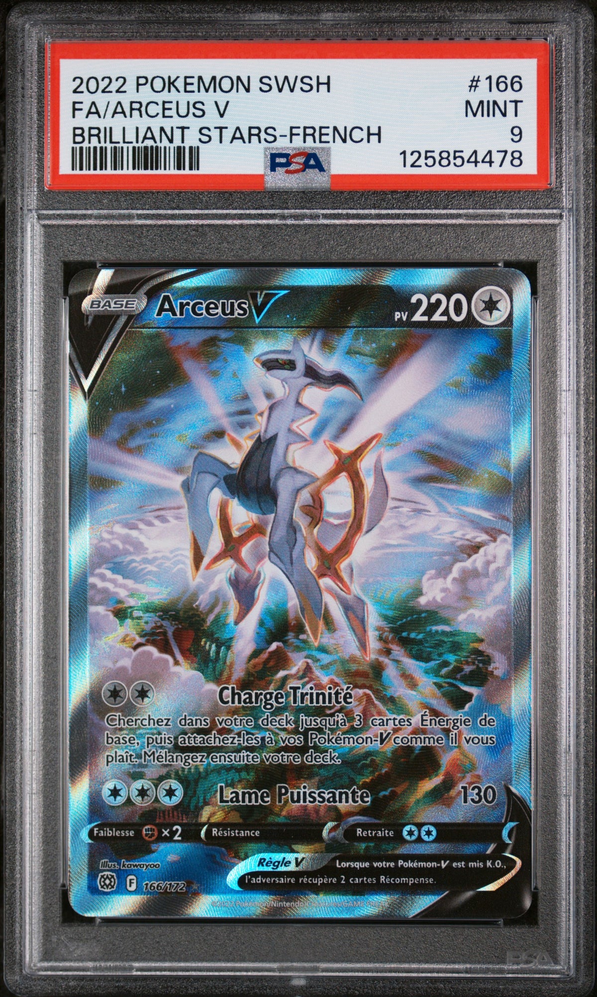 Arceus V 166/172 - PSA 9