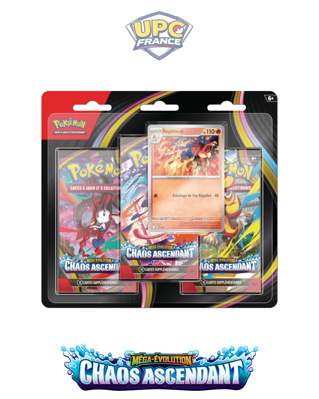 Tripack - Chaos Ascendant - ME04 - Pokémon