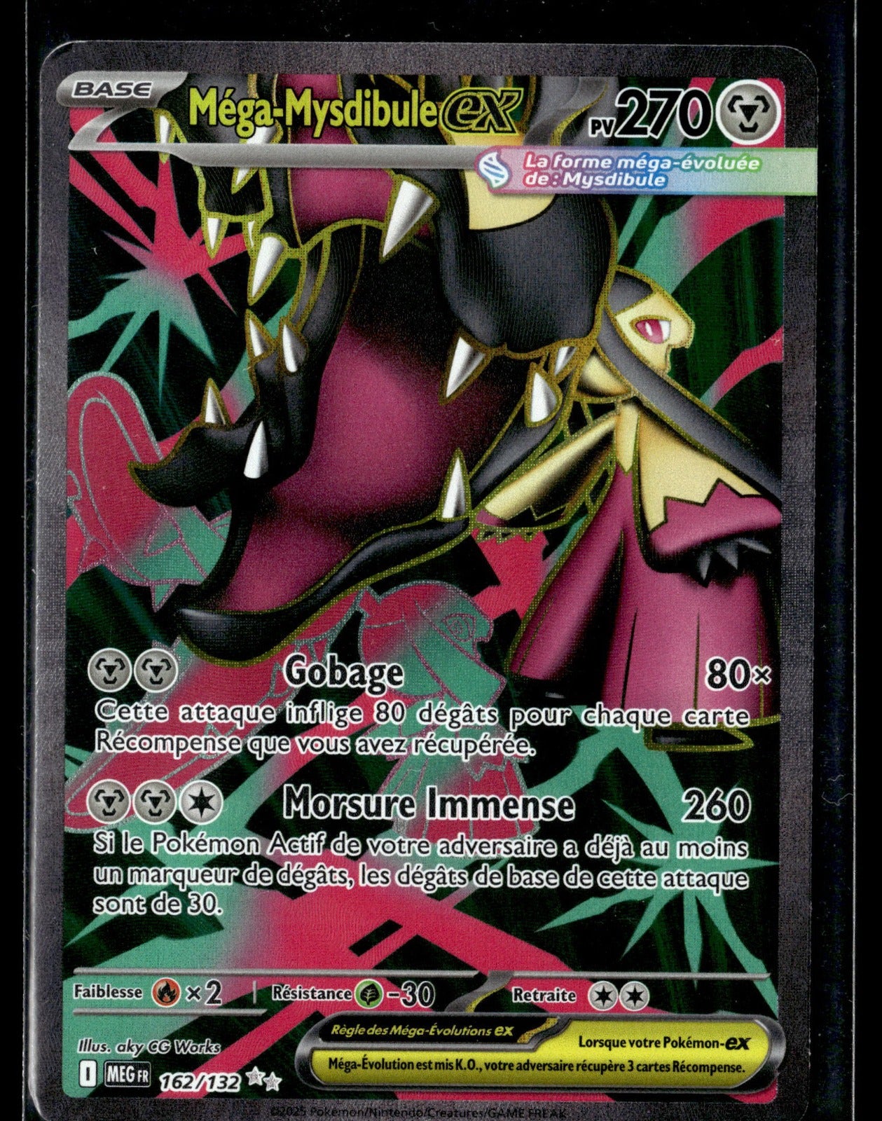 Méga-Mysdibule-ex Ultra Rare Méga-Évolution 162 NM