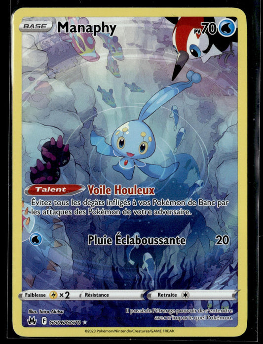 Manaphy Rare Zénith Suprême GG06 NM