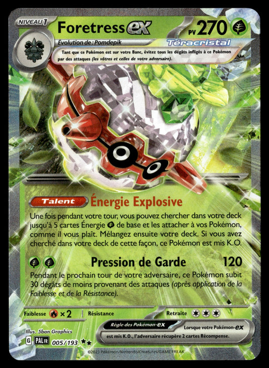 Foretress-ex  Destinées de Paldea 002 NM