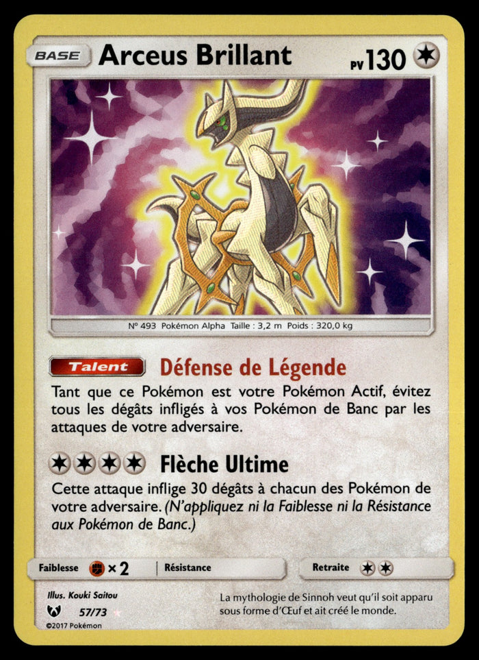 Arceus Brillant 57/73 - EXC