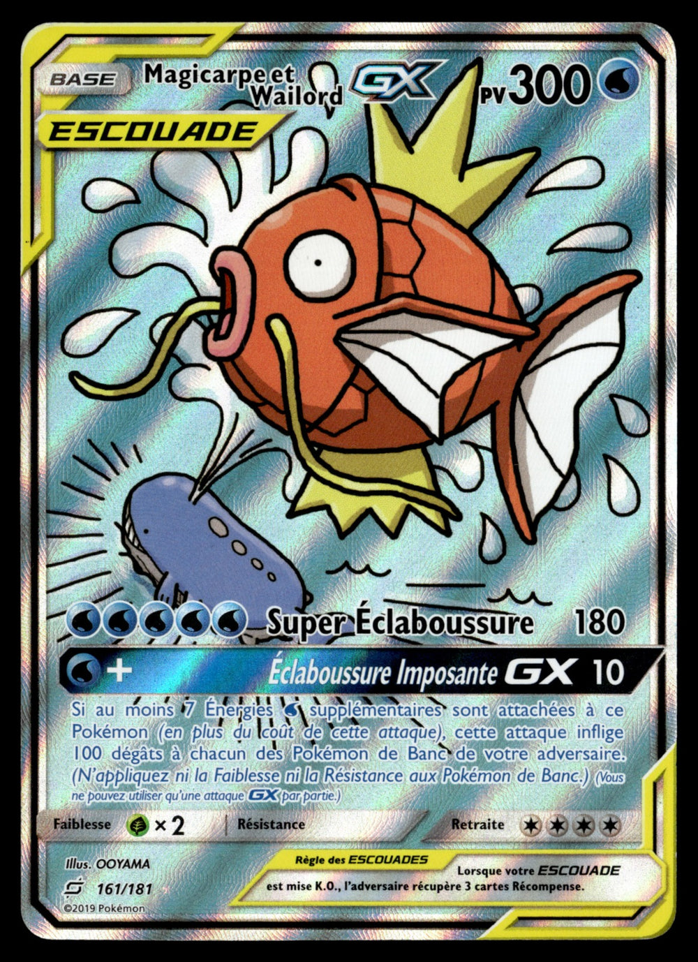 Magicarpe et Wailord GX 161/181 - EXC